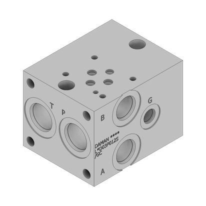 Ductile FlexMount Manifold - LDD03P012S/GC