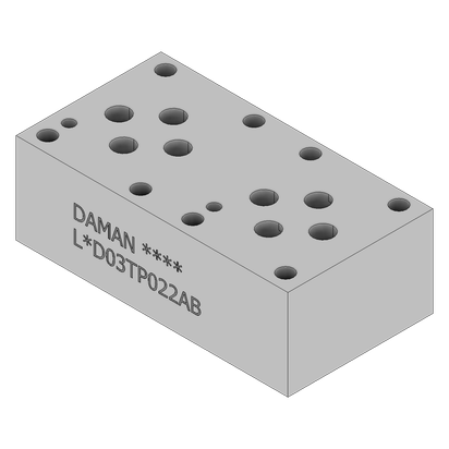Ductile FlexMount Tapping Plate - LDD03TP022AB