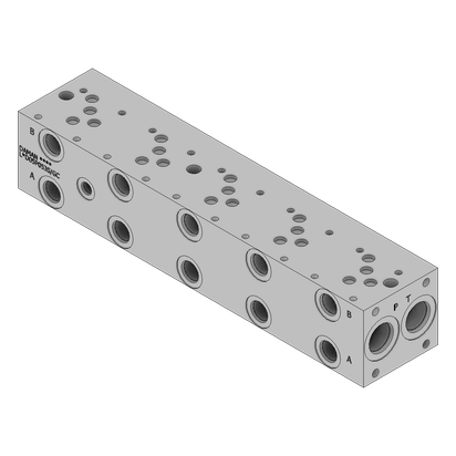 Aluminum FlexMount Manifold - LAD05P053S/GC