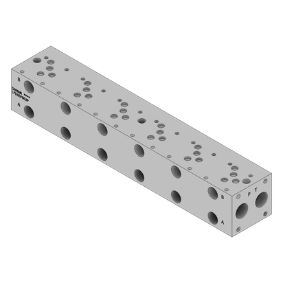 Aluminum FlexMount Manifold - LAD05P063P