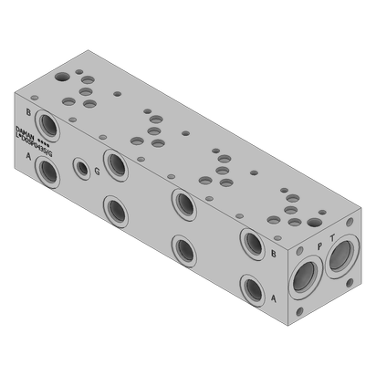 Aluminum FlexMount Manifold - LAD05P043S/G