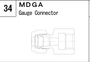MDGA manufacturer series illustration; representative only. Size, dimensions and finish vary by model.