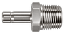 DHA stainless steel compression fitting — representative colored series image; dimensions vary by model.