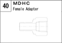 MDHC manufacturer series illustration; representative only. Size, dimensions and finish vary by model.