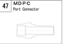 MDPC manufacturer series illustration; representative only. Size, dimensions and finish vary by model.