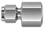 DSA stainless steel compression fitting — representative colored series image; dimensions vary by model.