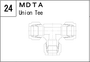 MDTA manufacturer series illustration; representative only. Size, dimensions and finish vary by model.