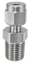 DCT stainless steel compression fitting — representative colored series image; dimensions vary by model.