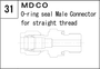 MDCO manufacturer series illustration; representative only. Size, dimensions and finish vary by model.