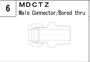 MDCTZ manufacturer series illustration; representative only. Size, dimensions and finish vary by model.