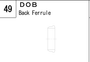 MDOB manufacturer series illustration; representative only. Size, dimensions and finish vary by model.
