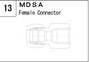 MDSA manufacturer series illustration; representative only. Size, dimensions and finish vary by model.