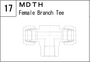 MDTH manufacturer series illustration; representative only. Size, dimensions and finish vary by model.