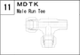 MDTK manufacturer series illustration; representative only. Size, dimensions and finish vary by model.