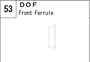 DOF manufacturer series illustration; representative only. Size, dimensions and finish vary by model.