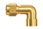 DLW brass compression fitting — representative colored series image; dimensions vary by model.