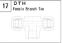 DTH manufacturer series illustration; representative only. Size, dimensions and finish vary by model.