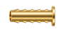 DTI brass compression fitting — representative colored series image; dimensions vary by model.