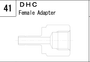 DHC manufacturer series illustration; representative only. Size, dimensions and finish vary by model.