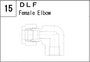DLF manufacturer series illustration; representative only. Size, dimensions and finish vary by model.