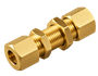 AIG-13465 brass compression fitting — representative colored series image; dimensions vary by model.