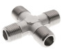 Cross 1/4 Male BSPT - 6030-1/4