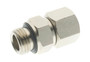 1/8 Fm x 1/8 Ml BSPP Svl Adp w/NBR OR - 2115-1/8-1/8