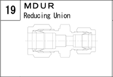 MDUR manufacturer series illustration; representative only. Size, dimensions and finish vary by model.