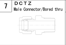 DCTZ manufacturer series illustration; representative only. Size, dimensions and finish vary by model.