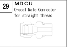 MDCU manufacturer series illustration; representative only. Size, dimensions and finish vary by model.