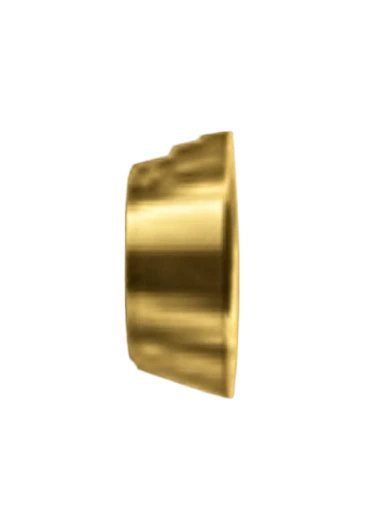 DOF brass compression fitting — representative colored series image; dimensions vary by model.