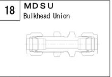 MDSU manufacturer series illustration; representative only. Size, dimensions and finish vary by model.