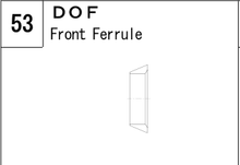 DOF manufacturer series illustration; representative only. Size, dimensions and finish vary by model.