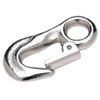 3-1/2 Inch Nickel Plated Rugged and Heavy Duty 2,300 lbs Snap Hook for Boats