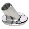 60 Degree Stainless Steel Round Base 7/8 Inch Rail Fitting for Boats