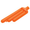 Triple Tone Orange Colored Plastic Safety Whistle for Boats