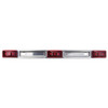 14.25 Inch LED Stainless Steel Submersible Identification Boat Trailer Light Bar