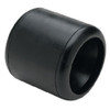 4-1/4 x 4-1/4 Inch Boat Trailer Black Molded Rubber Smooth Wobble Roller