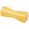 12 Inch Mounting Width Boat Trailer Non Marking Yellow Molded Rubber Keel Roller