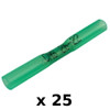 25 Pack Green 26-22 AWG Heat Shrink Butt Connector Terminals for Boats