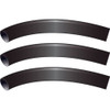 3 Pack of Black 3/4 Inch x 6 Inch 2:1 Heat Shrink Vinyl Sleeves for Boats