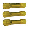3 Pack Yellow 12-10 AWG Heat Shrink Butt Connector Terminals for Boats