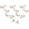 3/4 Inch Round Tubing 3 Bow Bimini Top White Plastic Fitting Kit