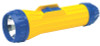 Weatherproof Yellow and Blue Heavy Duty Plastic Flashlight for Boats