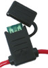 Water Resistant In Line ATO or ATC Fuse Holder with 16 AWG Wire for Boats - 10A