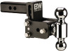 B&W - TOW & STOW - RECEIVER HITCH - ï»¿Description: Dual Ball Receiver: 2" Rise: 5.5" Drop: 5" Model 8
