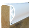 DOCK EDGE - HEAVY DUTY COMMERCIAL GRADE PROFILE - Description: Heavy Slant P Profile Size: 3â…›" x 8' Color: White Case: 3