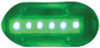 TH MARINE - HIGH INTENSITY LED UNDERWATER LIGHTS - Lumens: 180 LED Color: Green Size: 3.5" x 1.5"