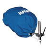 Magma Marine Kettle Original Size Pacific Blue Sunbrella Grill Cover for Boats