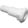 T-H Marine Straight Plastic Thru Hull Fitting for 3/4" Hose - White